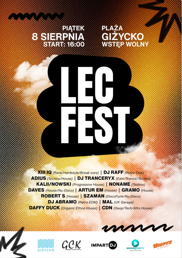 Lec Fest – elektroniczne rytmy na Mazurach